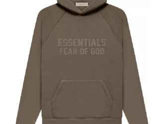 brown essentials hoodie