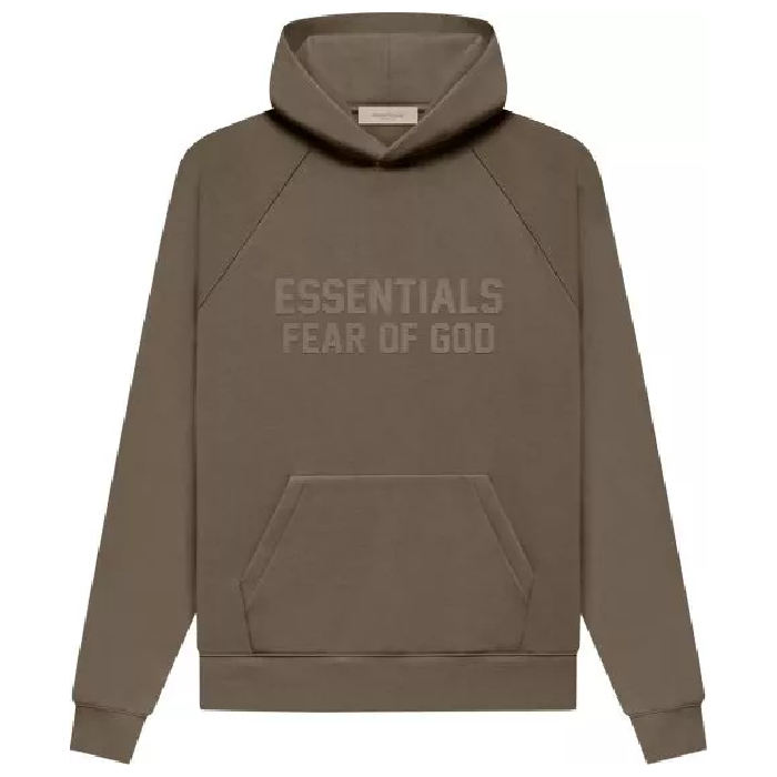 brown essentials hoodie