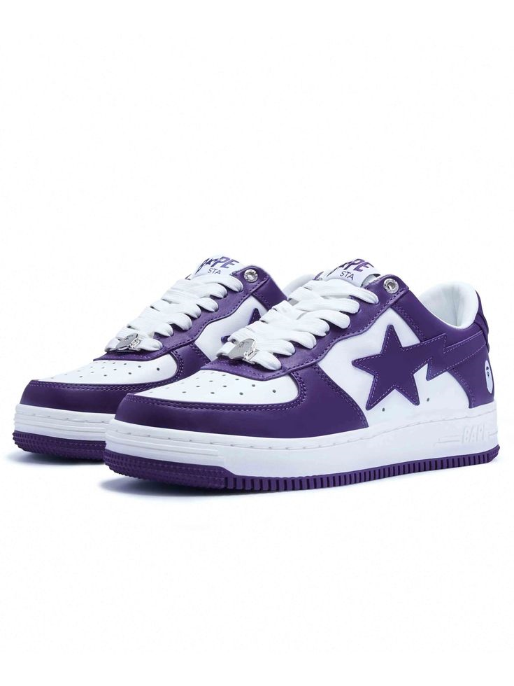 A Bathing Ape Bape Sta White Purple (2022) - US8_5 (US10W) [C1]