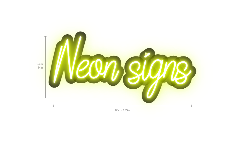 neon signs