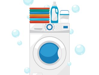 13187649_1602.m00.i125.n019.P.c25.261661412 Washing machine. Vector washing machine and wash clothes illustration