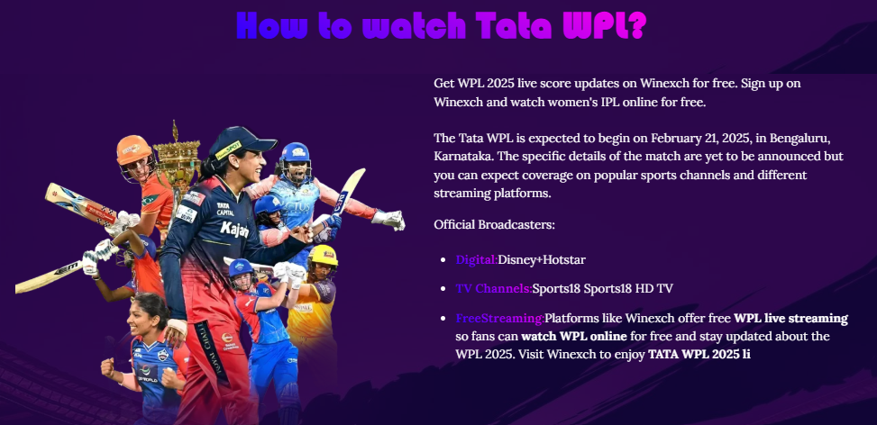 Tata WPL 2025 Teams