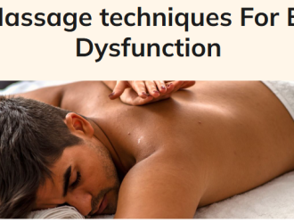 Does massage help with erectile dysfunction