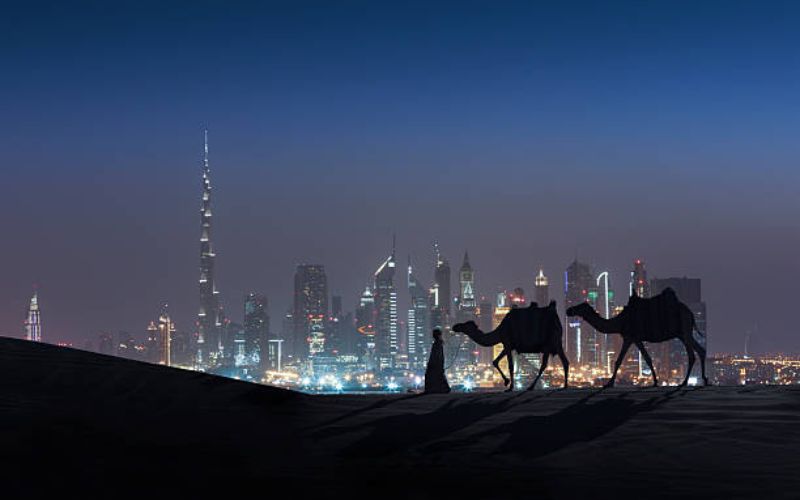 The Dubai Desert – Sunset in the Sand Dunes