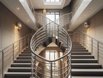 Stainless Steel Staircase Railing India