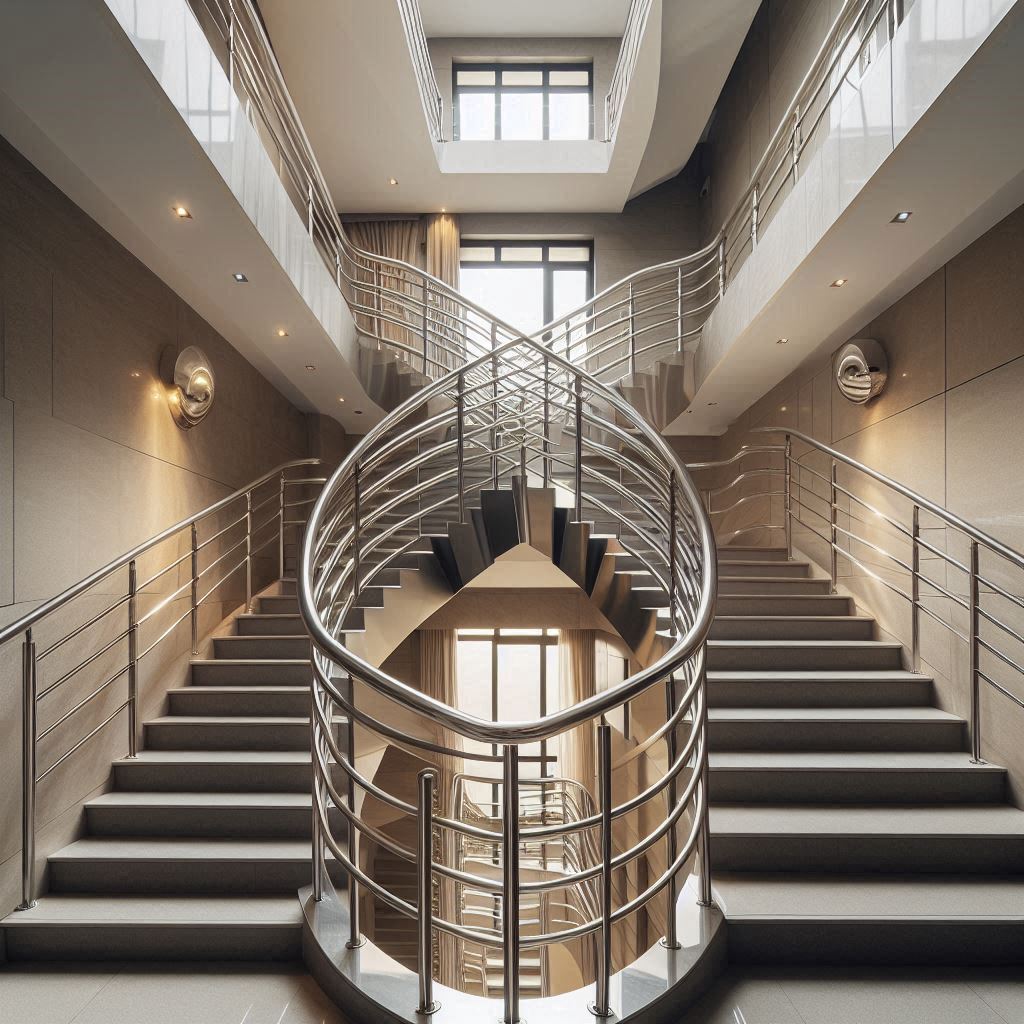 Stainless Steel Staircase Railing India