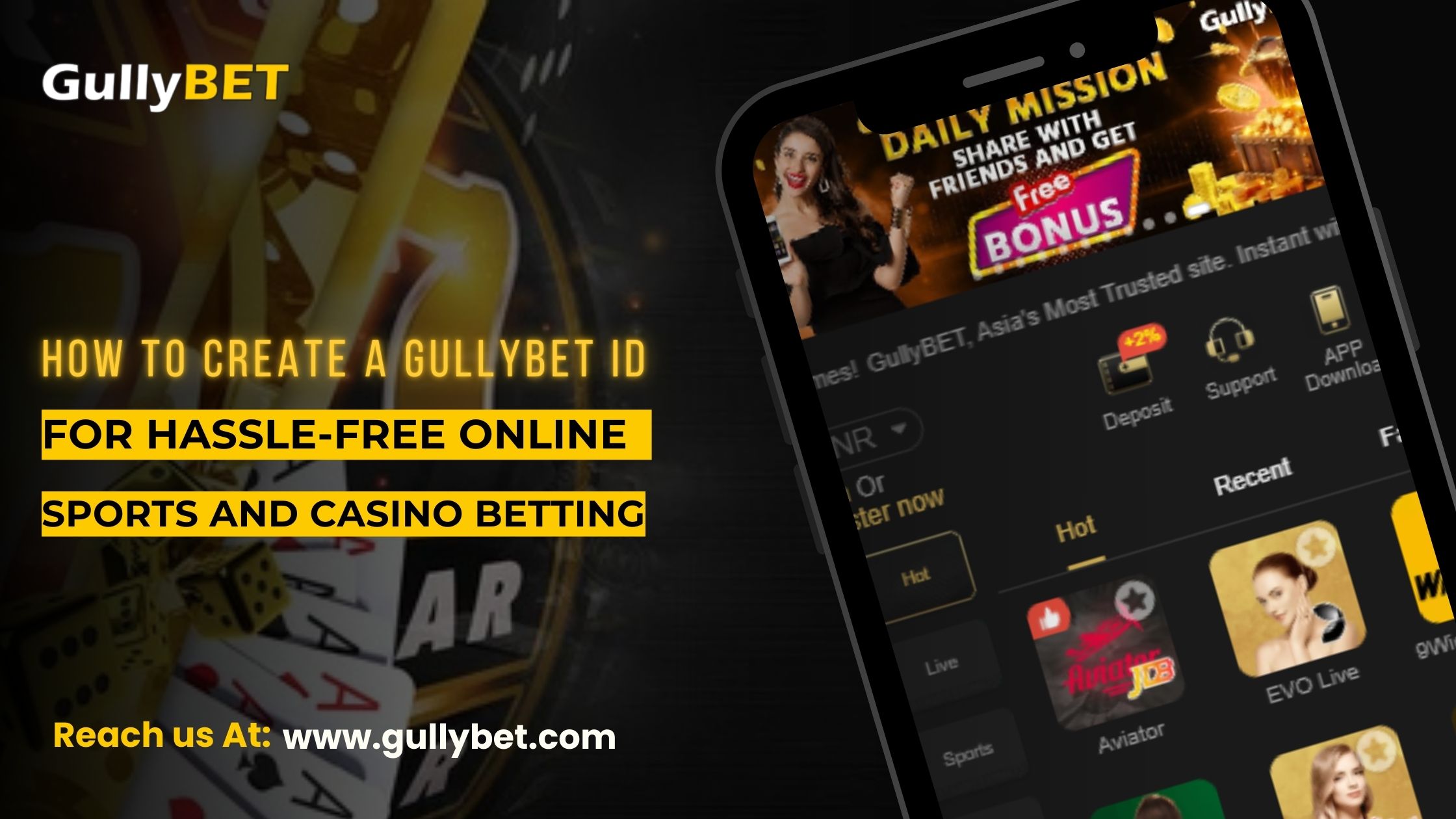 How To Create a GullyBET ID for Hassle-Free Online Sports and Casino Betting