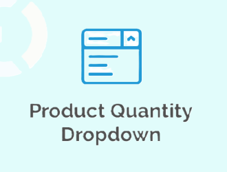 Product Quantity Dropdown