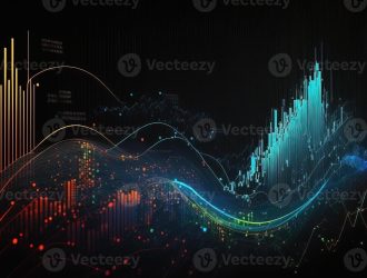 generative-ai-stock-market-chart-lines-financial-graph-on-technology-abstract-background-represent-financial-crisis-financial-meltdown-technology-concept-trading-market-concept-photo