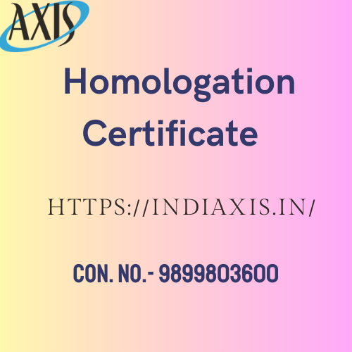 Homologation Certificate logo