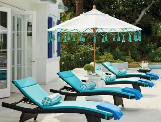 Pool Side Wicker Furniture Manufacturer