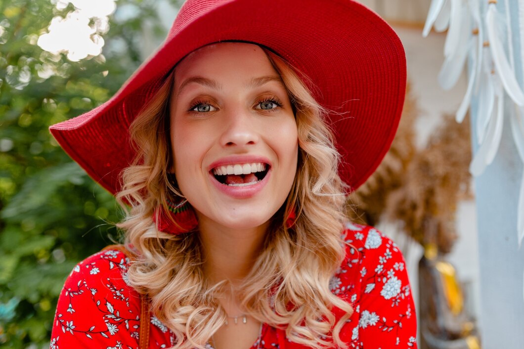 close-up-portrait-attractive-stylish-blond-smiling-woman-straw-red-hat-blouse-summer-fashion-outfit-with-smile_285396-8360